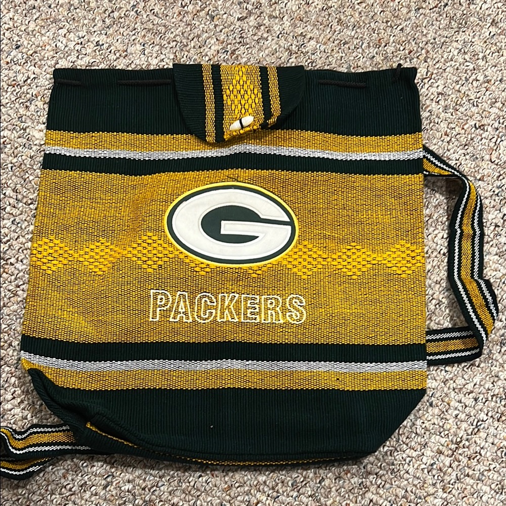 Packers Knit Backpack- Like New